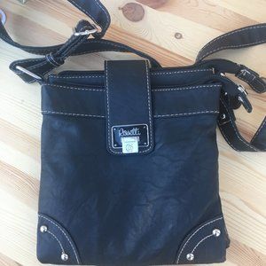 Rosetti Black Passport Purse Wallet Crossbody